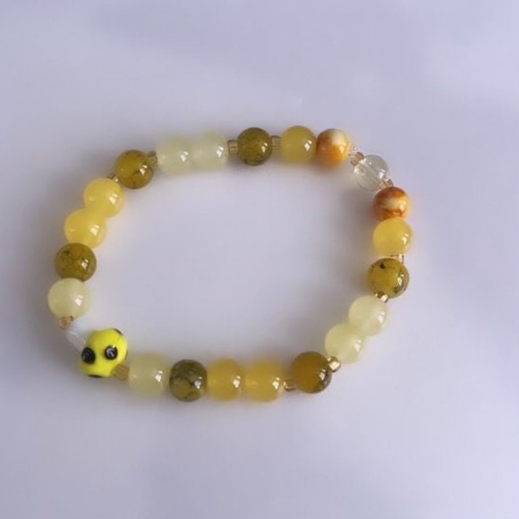 Yellow Mushroom  Bracelet - Picture 2 of 4